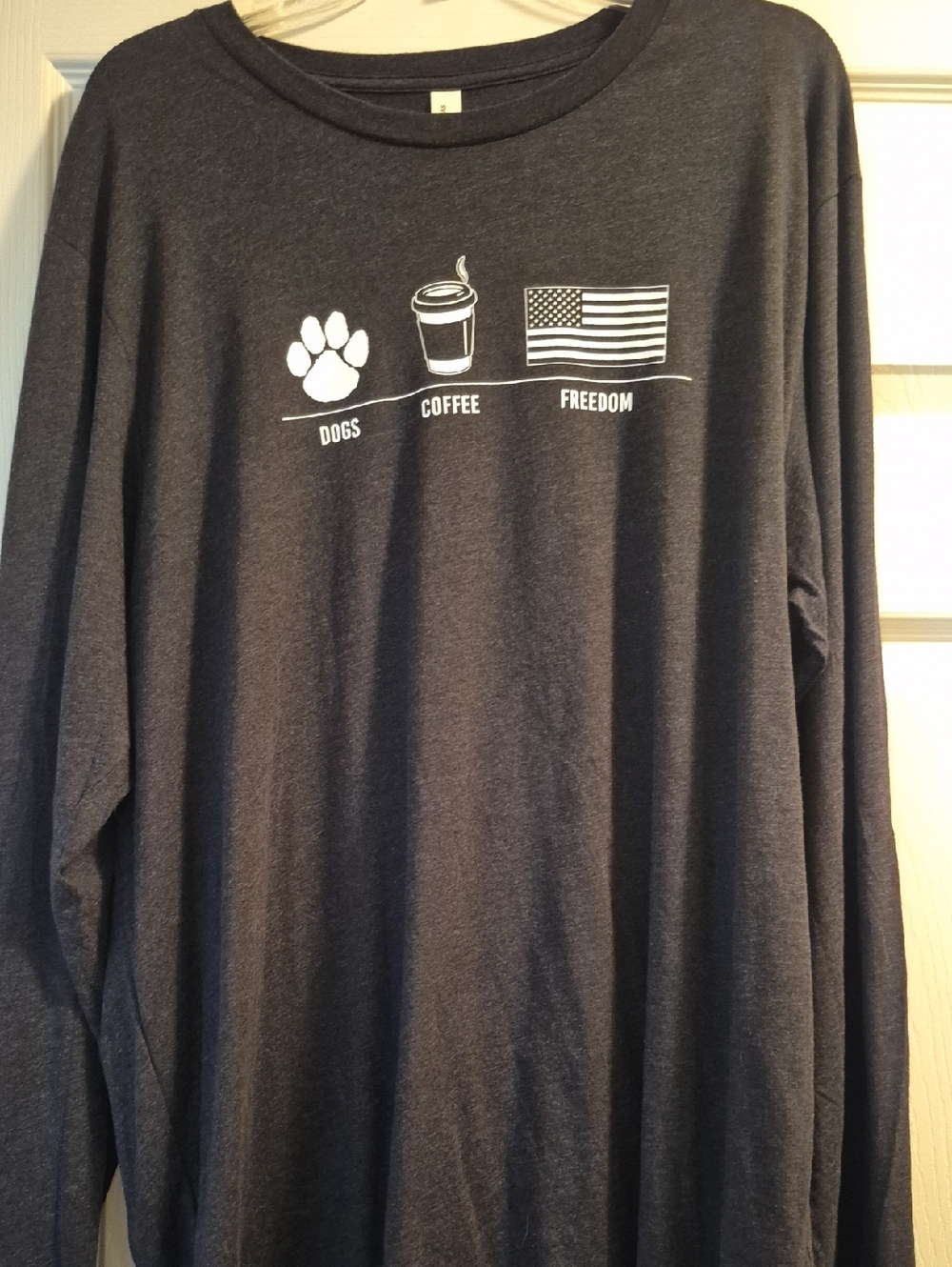 Bella Canvas Dark Gray Crewneck Tee with White Brand Tag